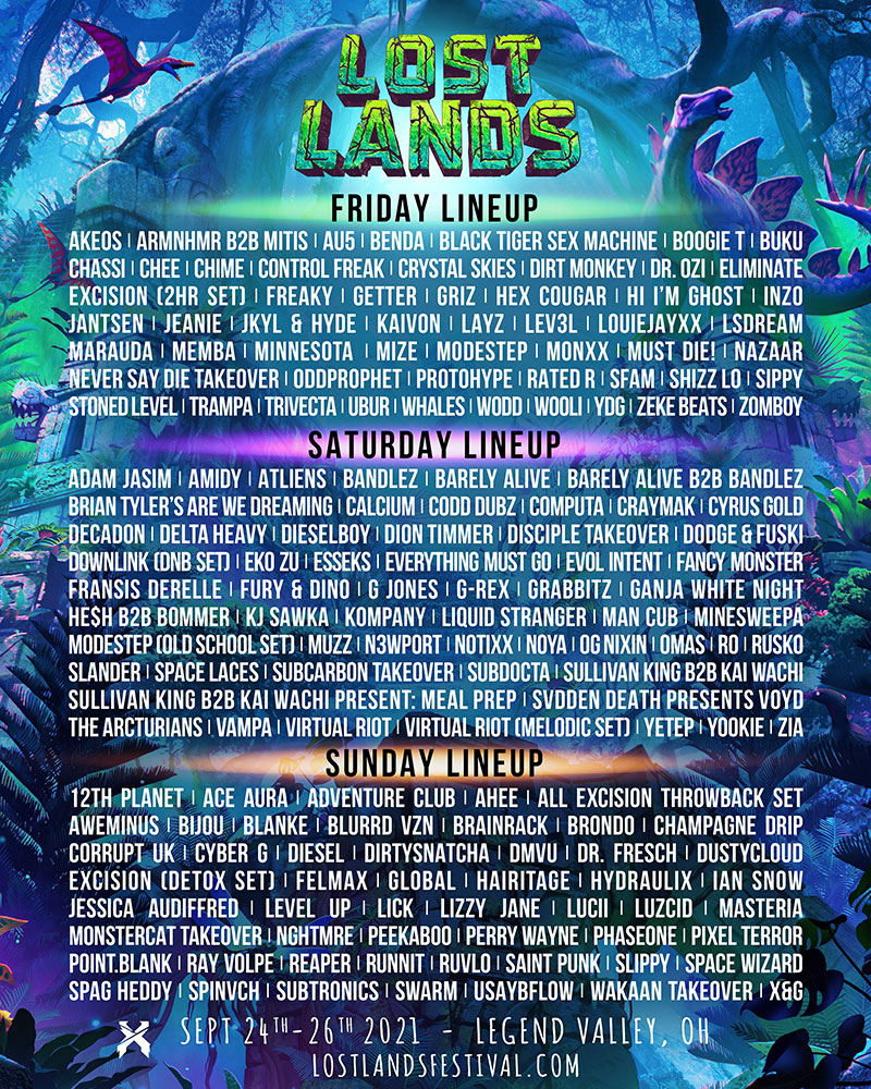Lost Lands 2021 Lineup