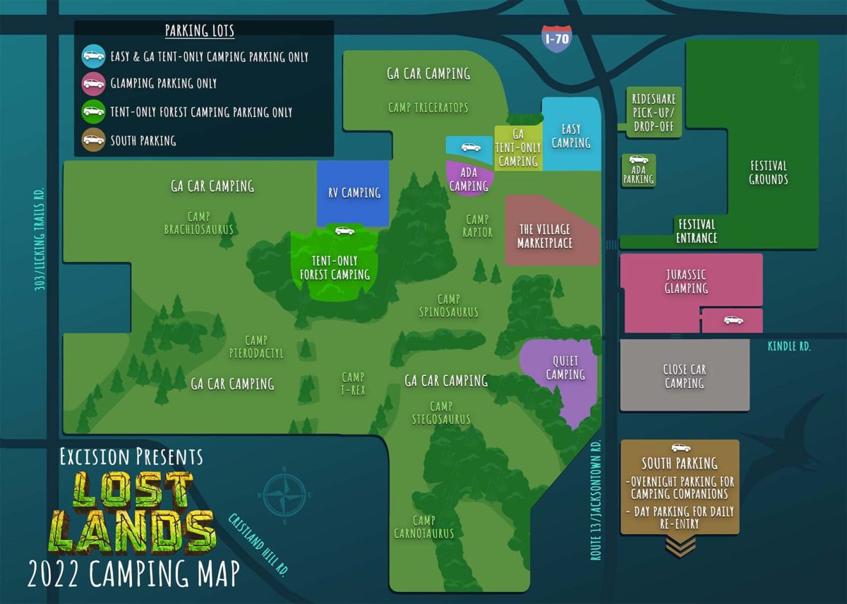 lost lands camping map