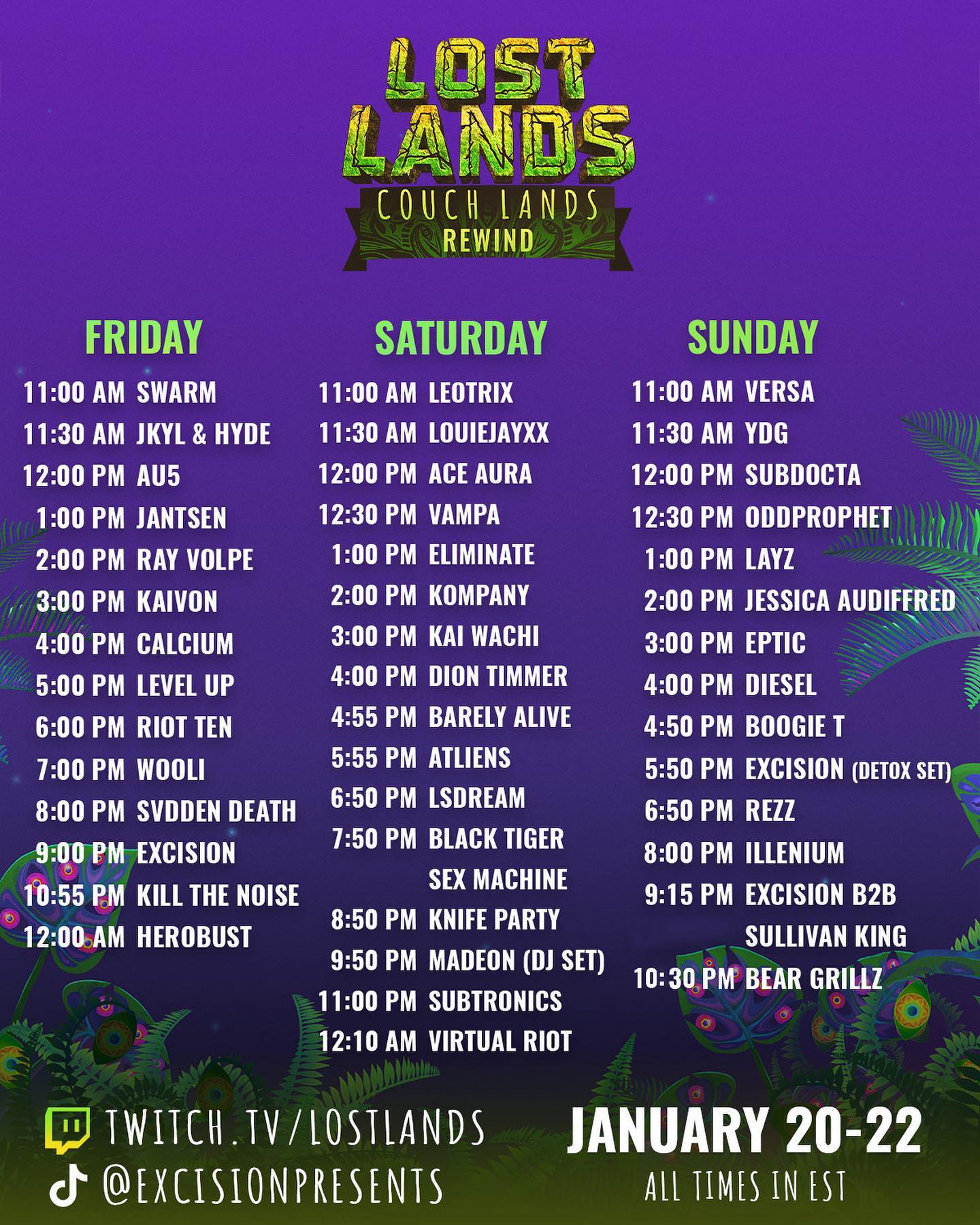 Couchlands Lost Lands Live Streams
