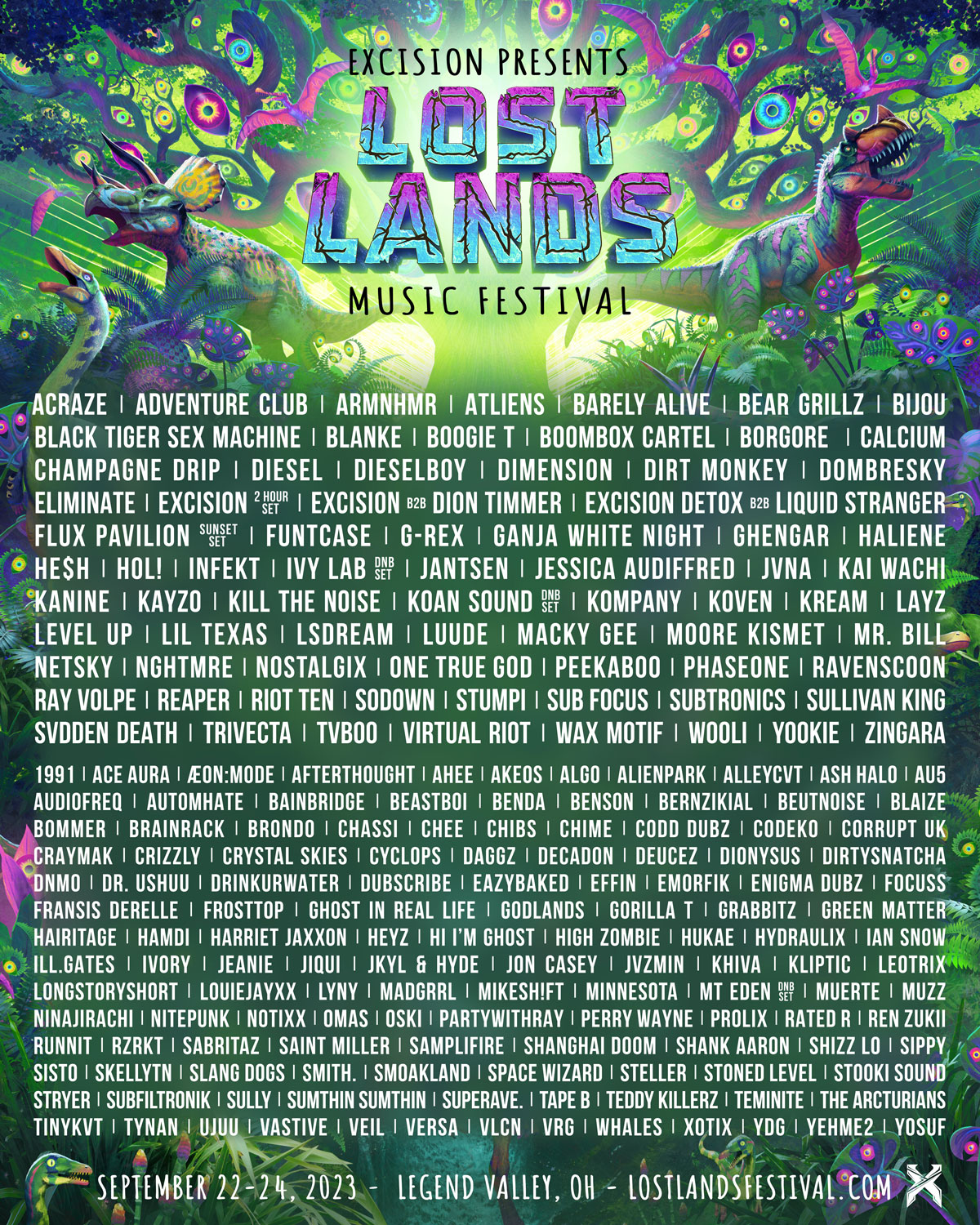 Lost Lands 2023 Lineup