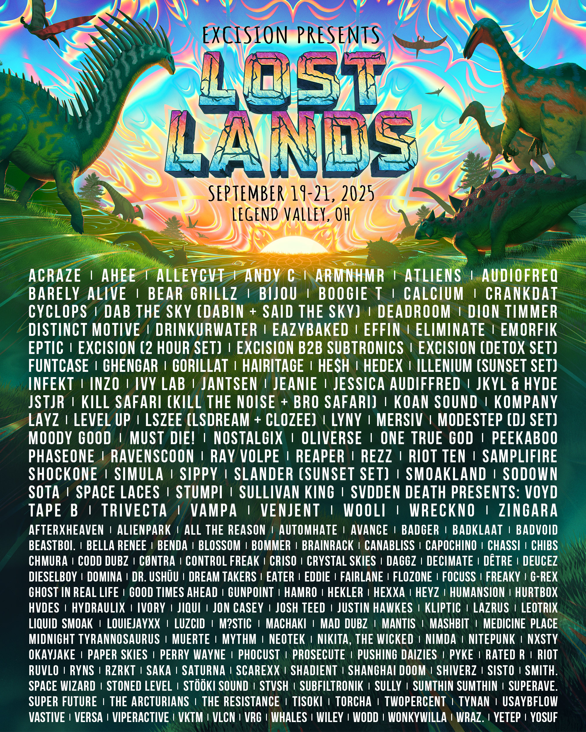 Lost Lands 2025 Lineup
